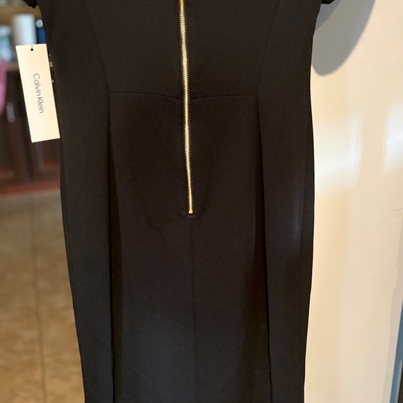 NWT-Classic, elegant Calvin Klein Black Sheath - Picture 6 of 10